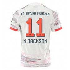 Bayern Munich Nicolas Jackson #11 Bortatröja 2025-26 Korta ärmar